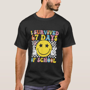 Camiseta Sobreviví 67 Días De Colegio Seis Siete Meme Para 