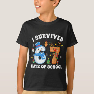 Camiseta Sobreviví 67 Días De Escuela Chiste Divertido Seis