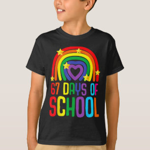 Camiseta Sobreviví 67 Días De Escuela Chistoso Meme Estudia
