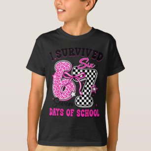 Camiseta Sobreviví 67 Días De Escuela Chistoso Meme Maestro