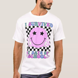 Camiseta Sobreviví 67 Días De Escuela Divertido 67 Meme Est