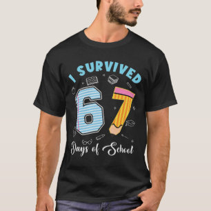 Camiseta Sobreviví 67 Días De Escuela Divertido 67 Meme Mae