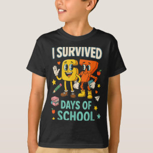 Camiseta Sobreviví 67 Días De Escuela Divertido 67 Meme Mae