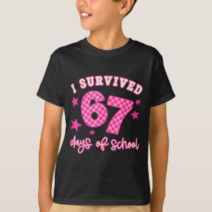 Camiseta Sobreviví 67 Días De Escuela Divertido 67 Profesor
