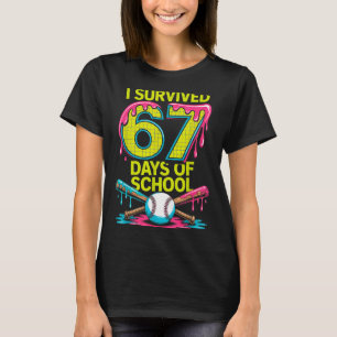 Camiseta Sobreviví 67 Días De Escuela Divertido 67 Slime De