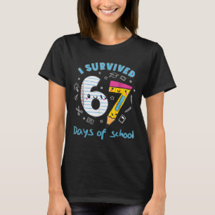 Camiseta Sobreviví 67 Días De Escuela Divertido 6 7 Meme Ma