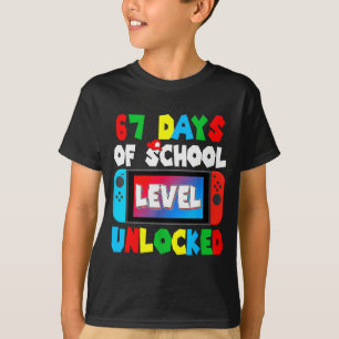 Camiseta Sobreviví 67 Días De Escuela Jugador 67 Días Estud