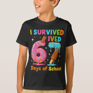 Camiseta Sobreviví 67 días de escuela Meme divertido Profes