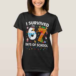 Camiseta Sobreviví 67 Días De Escuela Meme Divertido Seis S