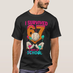 Camiseta Sobreviví 67 Días de Helado Escolar Seis Siete M