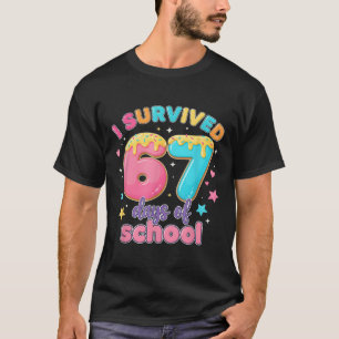 Camiseta Sobreviví 67 Días De Maestros De Escuela Estudiant