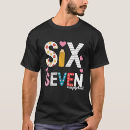 Camiseta Sobreviví 67 Días de Profesor Estudiante Seis S