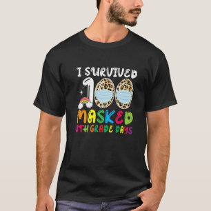 Camiseta Sobreviví A 100 Días De Octavo Grado Felices 100º 