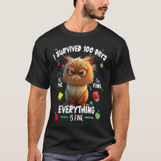Camiseta Sobreviví a 100 días está bien estoy bien todo lo 
