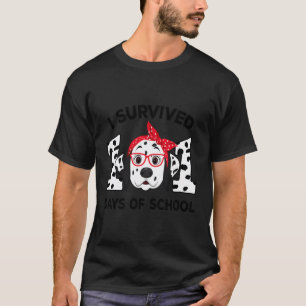 Camiseta Sobreviví A 101 Días De Enseñanza De Perros Dalmat