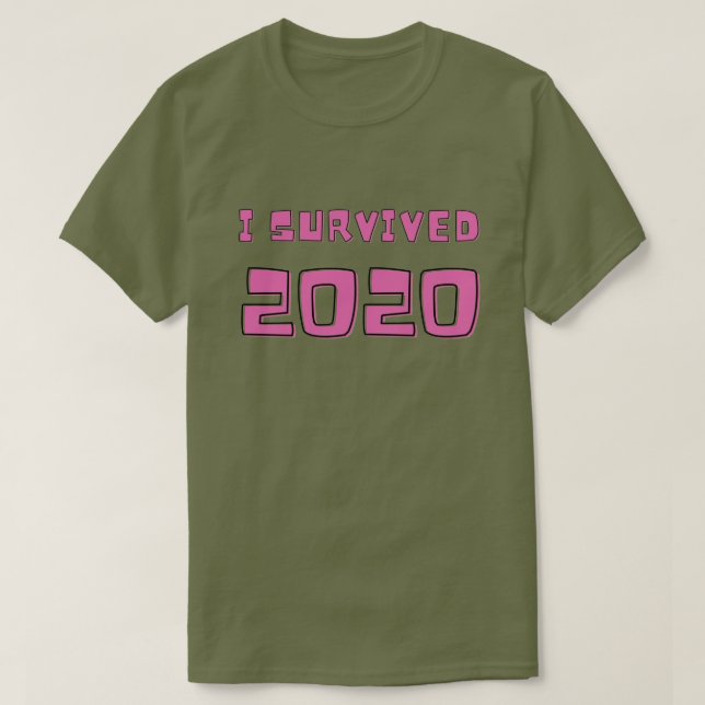 Camiseta Sobreviví a 2020 (Diseño del anverso)