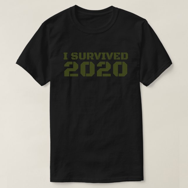 Camiseta Sobreviví a 2020 (Diseño del anverso)