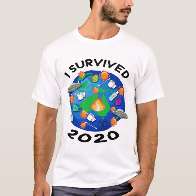 Camiseta Sobreviví a 2020 (Anverso)