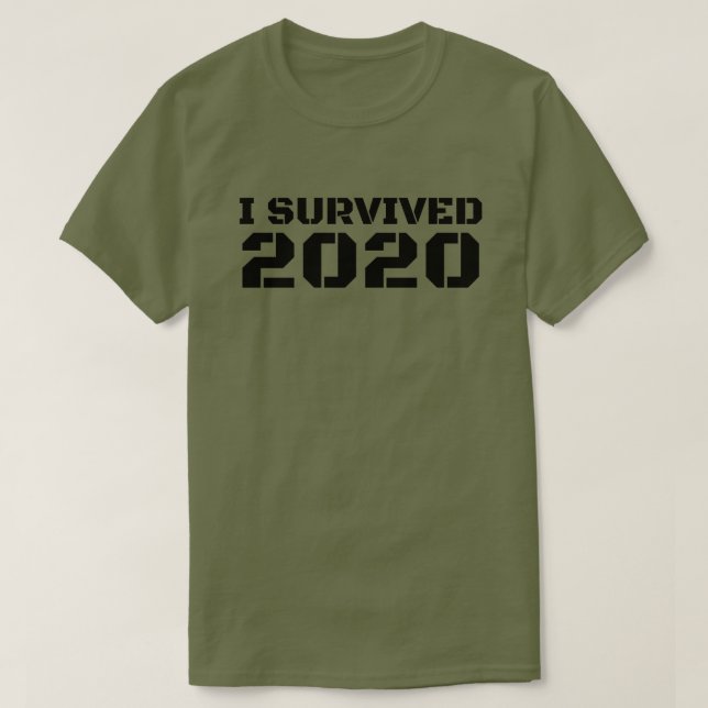 Camiseta Sobreviví a 2020 (Diseño del anverso)