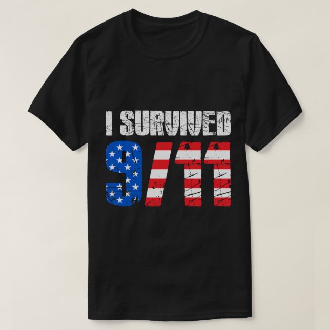 Camiseta Sobreviví a 911 (Diseño del anverso)