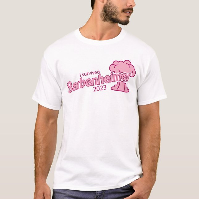 Camiseta Sobreviví a barbenheimer 2023 (Anverso)