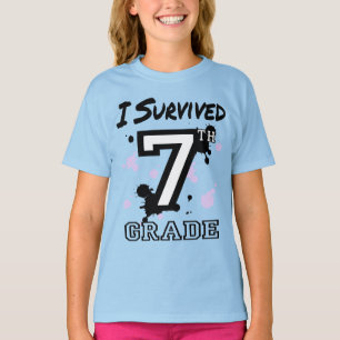 Camiseta Sobreviví a Chicas de séptimo grado
