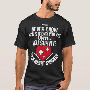 Camiseta Sobreviví a Cirugía de Corazón Abierto Regalos Rec