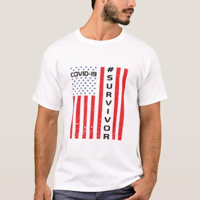 Camiseta Sobreviví a Coronavirus Quarantine (Anverso)