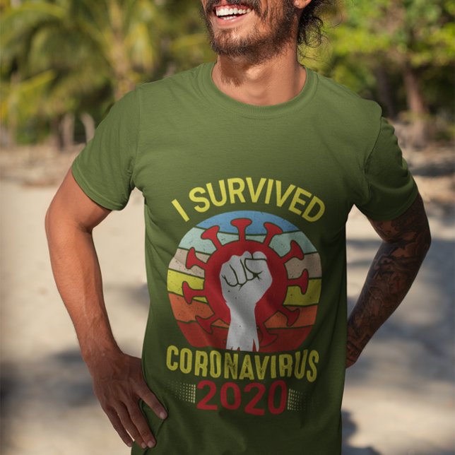 Camiseta Sobreviví a Coronavirus TShirt (Subido por el creador)