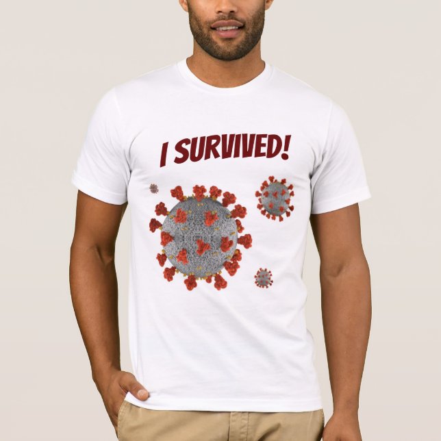 Camiseta Sobreviví a Covid-19 (Anverso)