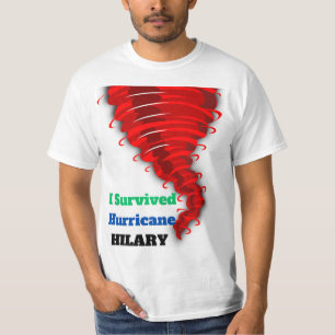 Camiseta sobreviví a huracán hillary