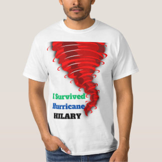 Camiseta sobreviví a huracán hillary