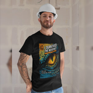 Camiseta Sobreviví a Internet Ahora Verifico Hechos Diverti
