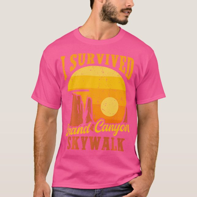 Camiseta Sobreviví A La Caminata De Senderismo Del Gran Cañ (Anverso)