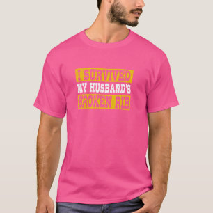 Camiseta Sobreviví a la costilla rota de mi marido y me rec