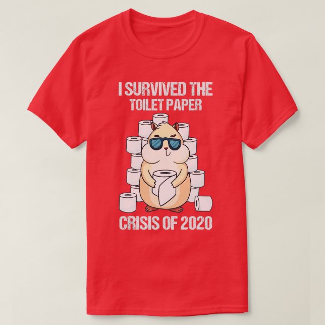 Camiseta Sobreviví A La Crisis De Papel Higiénico 2020 (Diseño del anverso)