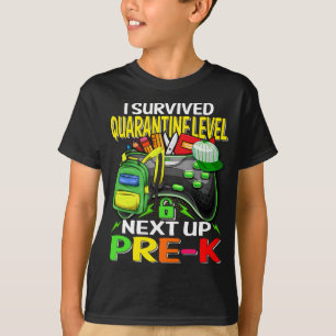 Camiseta Sobreviví a la cuarentena de siguiente juego previ