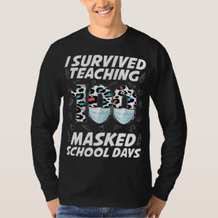 Camiseta Sobreviví A La Enseñanza De 100 Días Escolares Enm