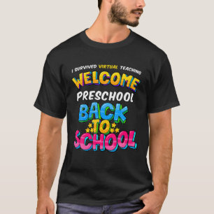 Camiseta Sobreviví A La Enseñanza Virtual De Vuelta Al Pres