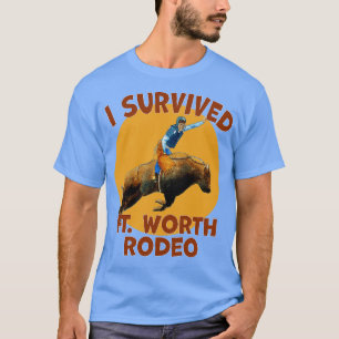 Camiseta Sobreviví a la equitación en Fort Wort Rodeo