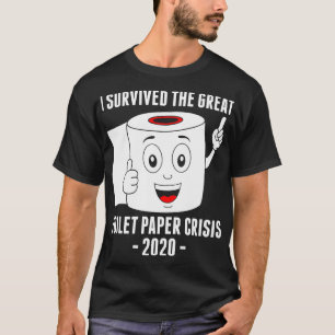 Camiseta Sobreviví a la gran crisis de papel higiénico 2020