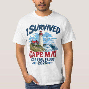 Camiseta Sobreviví a la inundación costera de Cape May 2026