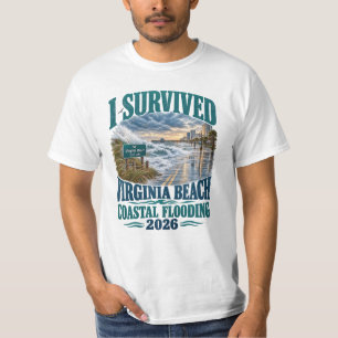 Camiseta Sobreviví a la inundación costera de Virginia Beac