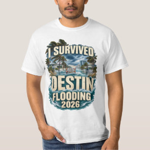 Camiseta Sobreviví a la inundación de Destin 2026 Inundacio