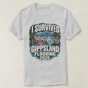 Camiseta Sobreviví a la inundación de Gippsland 2026 Austra