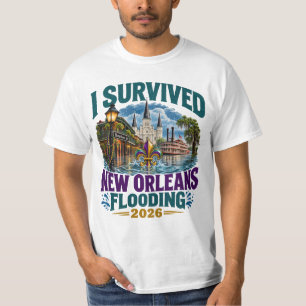 Camiseta Sobreviví a la inundación de Nueva Orleans 2026 Bo