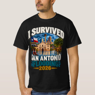 Camiseta Sobreviví a la inundación de San Antonio 2026 Alam