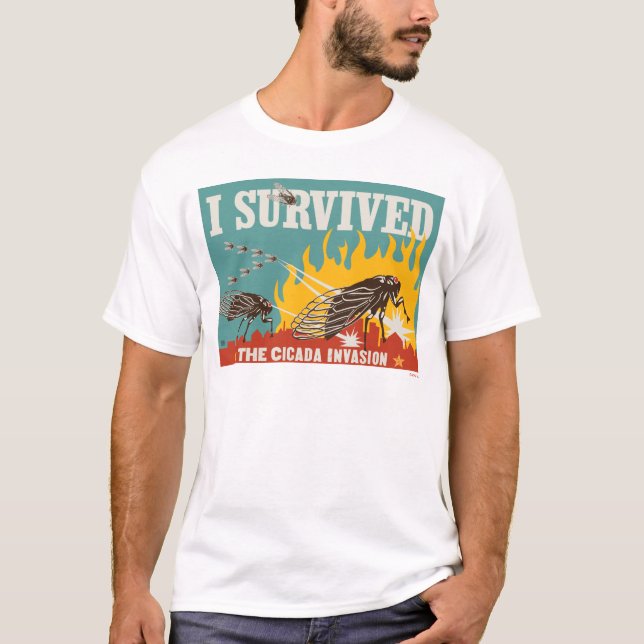 Camiseta Sobreviví a la invasión de Cicada (Anverso)