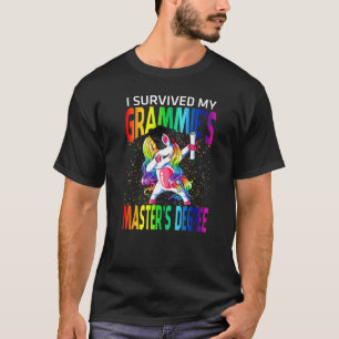 Camiseta Sobreviví a la licenciatura de Unicornio