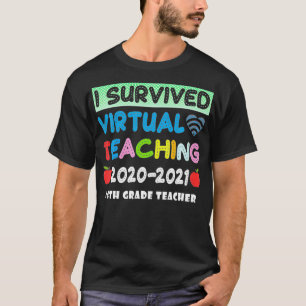 Camiseta Sobreviví a la Maestra Virtual de fin de año